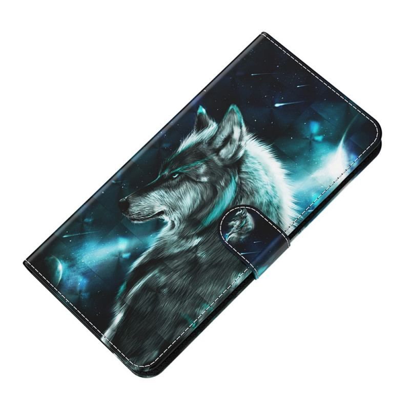 Housse OnePlus 10 Pro 5G Loup à Lanière