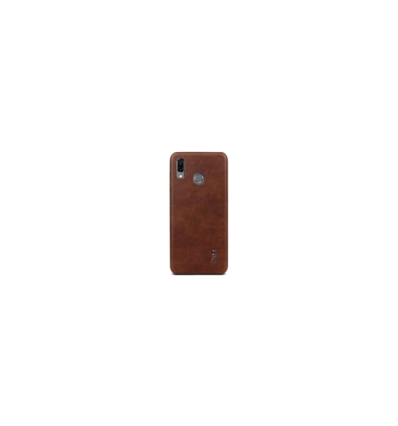 Coque Honor Play imitation cuir - Marron