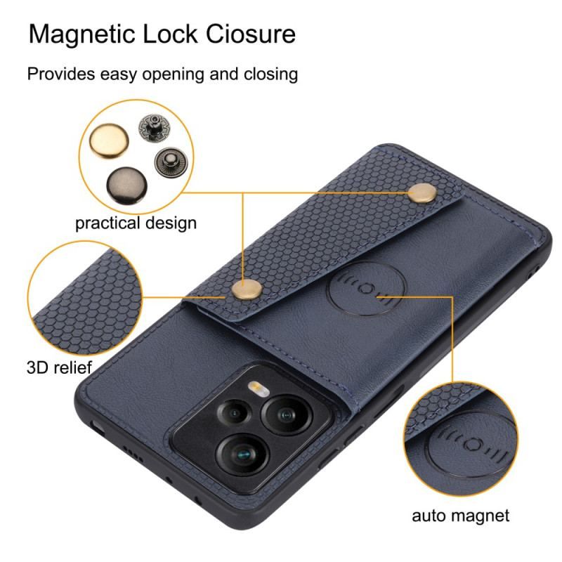 Coque Xiaomi Redmi Note 12/Poco X5 5G Porte-Cartes Support