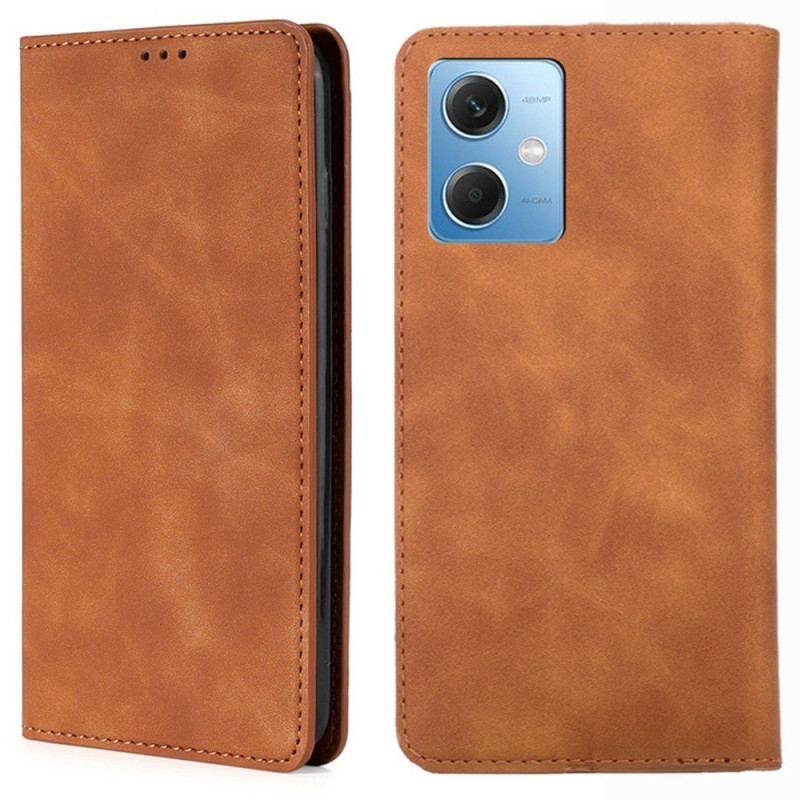 Flip Cover Xiaomi Redmi Note 12/Poco X5 5G Série Vintage