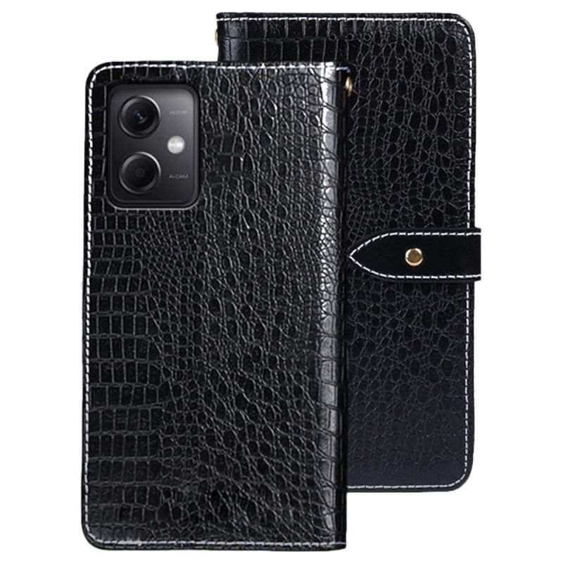 Housse Xiaomi Redmi Note 12/Poco X5 5G Crocodile IDEWEI