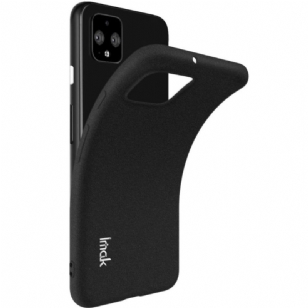 Google Pixel 4 XL - Coque avec support + verre trempé - Noire mate