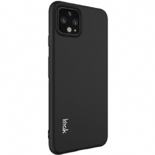 Google Pixel 4 XL - Coque avec support + verre trempé - Noire métal