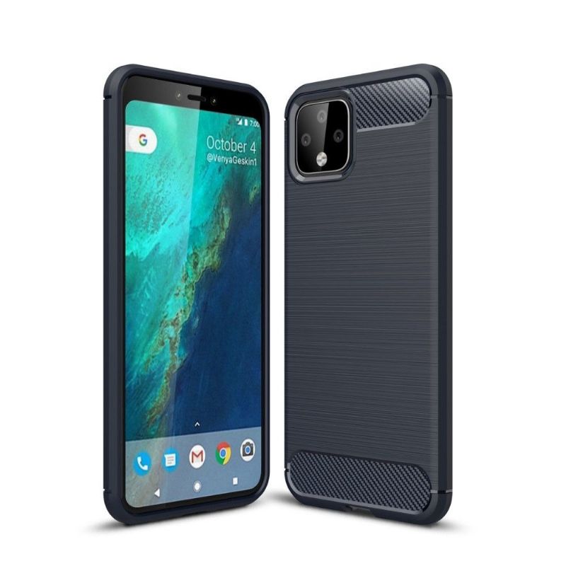 Google Pixel 4 XL - Coque brossée carbone