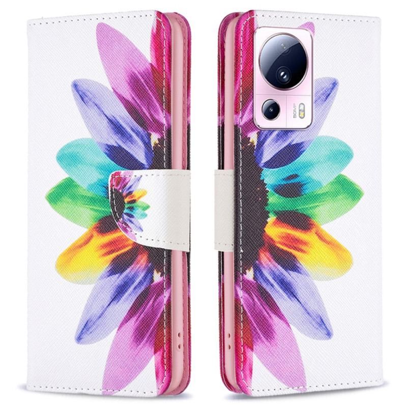 Housse Xiaomi 13 Lite Fleur Aquarelle