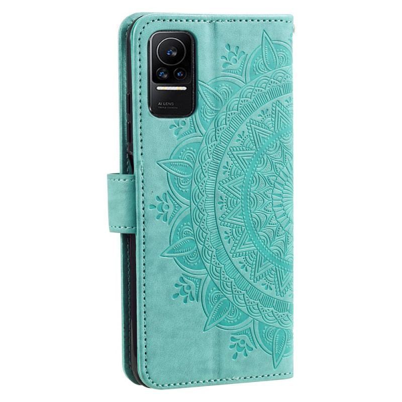 Housse Xiaomi 13 Lite Mandala Soleil avec Lanière