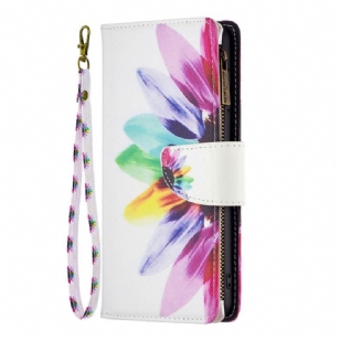 Housse Xiaomi 13 Lite Portefeuille Fleur