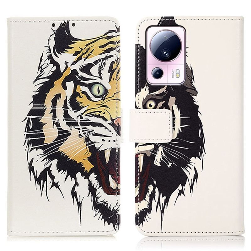 Housse Xiaomi 13 Lite Tigre Féroce