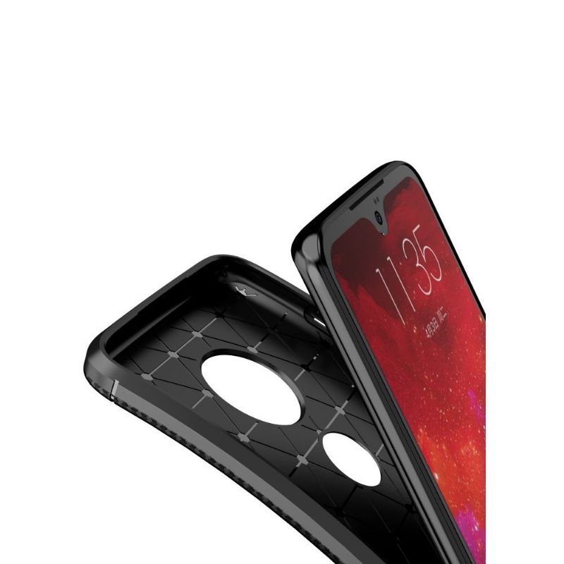 Motorola Moto G7 - Coque gel Karbon