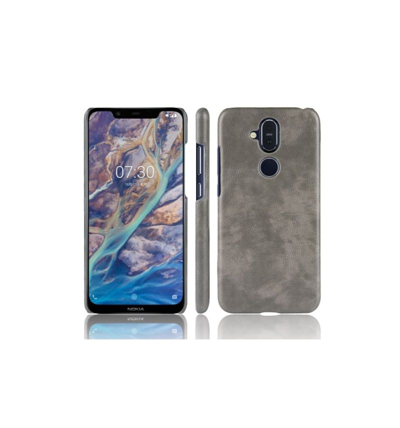 Nokia 8.1 - Coque effet cuir premium