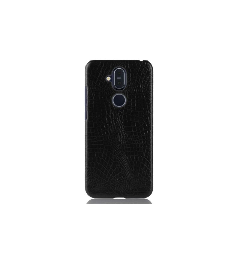 Nokia 8.1 - Coque effet cuir texture peau de crocodile