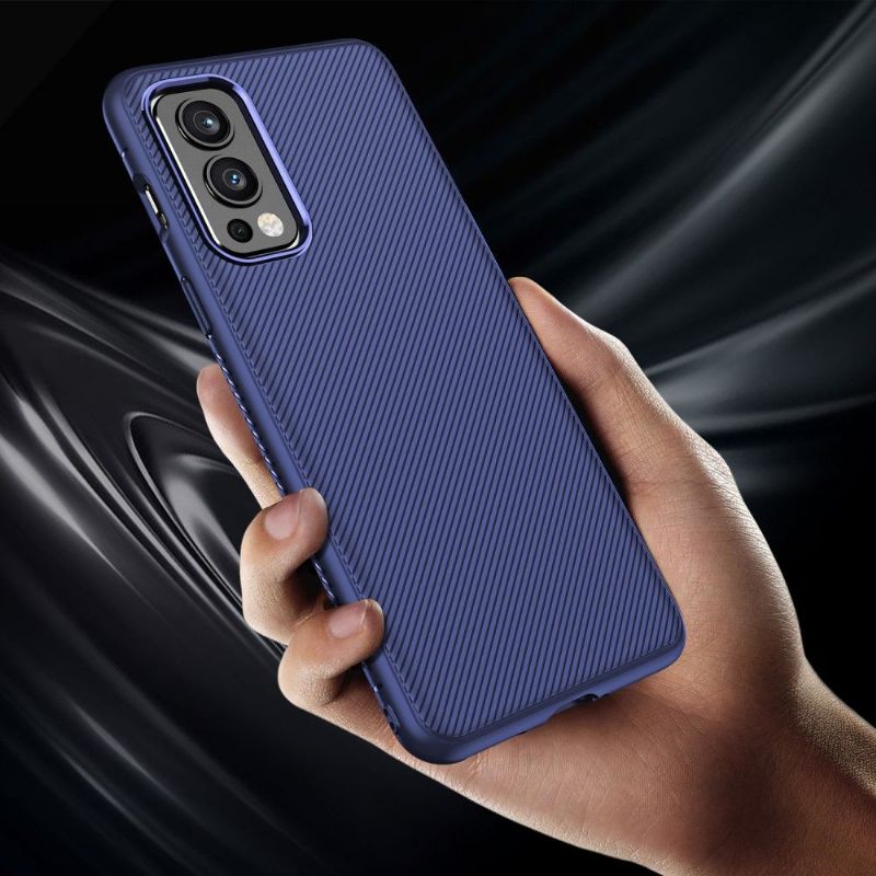 Coque OnePlus Nord 2 5G Effet Strié en Silicone