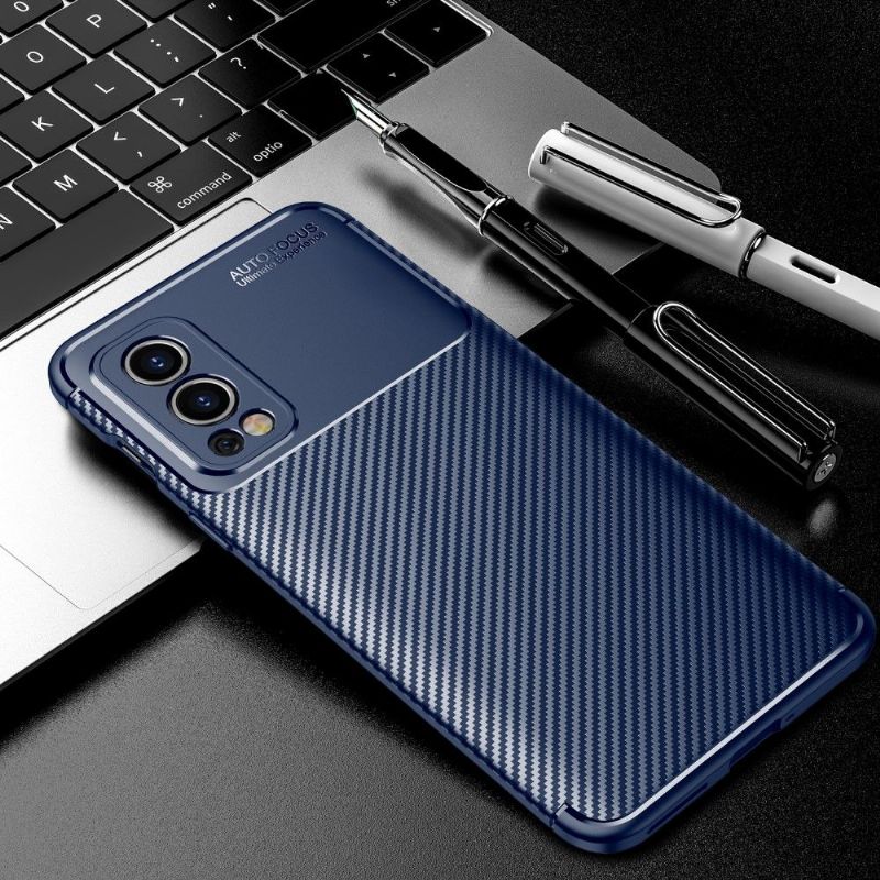 Coque OnePlus Nord 2 5G style fibre de carbone