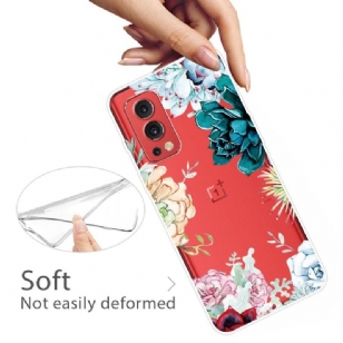 Coque OnePlus Nord 2 5G variété de fleurs