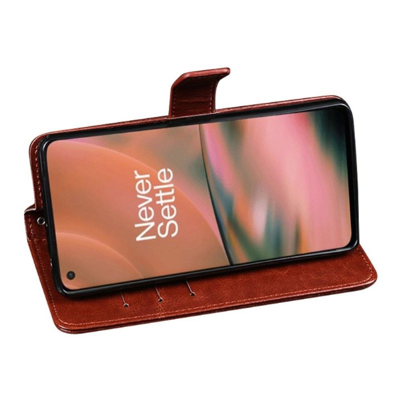 Housse OnePlus Nord 2 5G IDEWEI Folio Effet Cuir