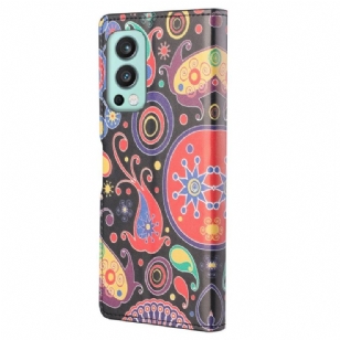 Housse OnePlus Nord 2 5G paisley fleur