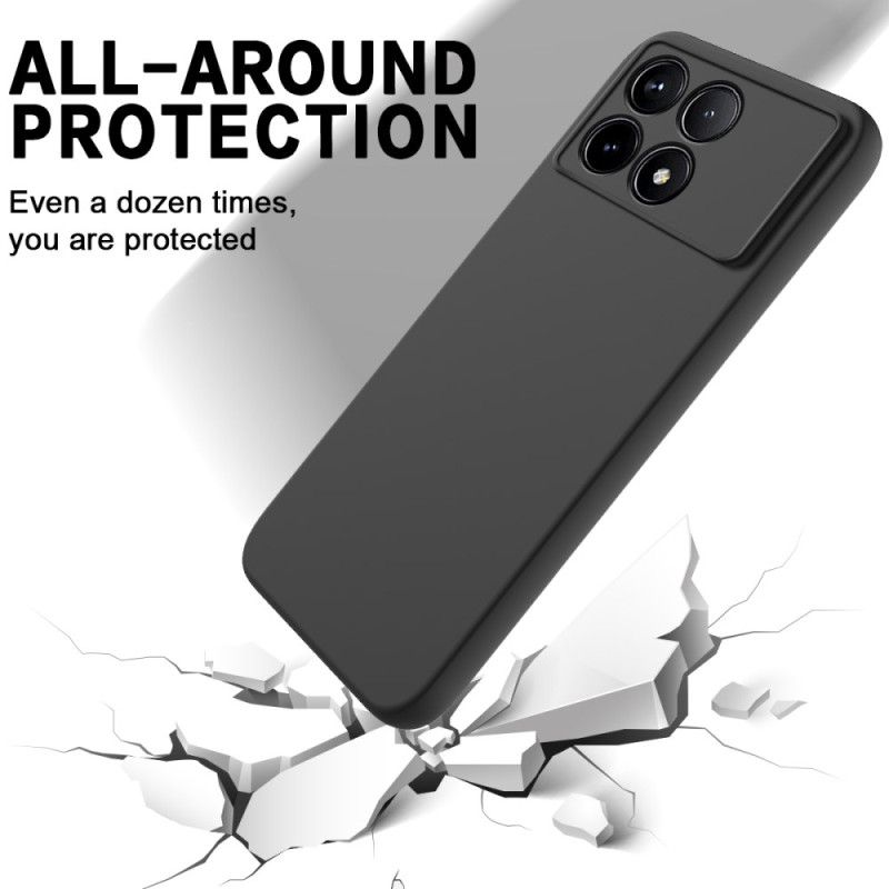 Coque Poco X6 Pro 5G Silicone Liquide à Lanière