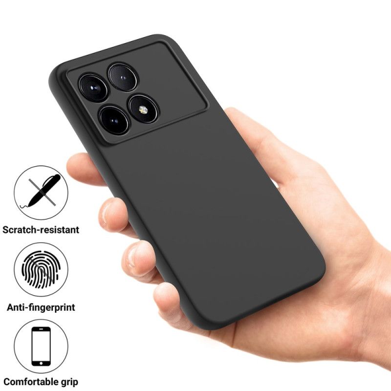 Coque Poco X6 Pro 5G Silicone Liquide à Lanière