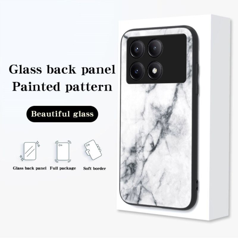 Coque Poco X6 Pro 5G Verre Trempé Marbre