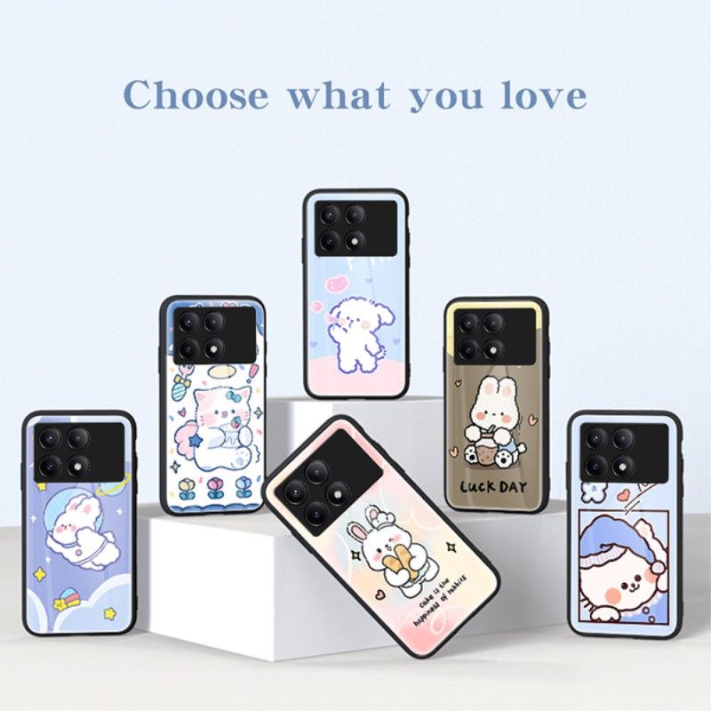 Coque Poco X6 Pro 5G Verre Trempé Motif de Dessin Animé