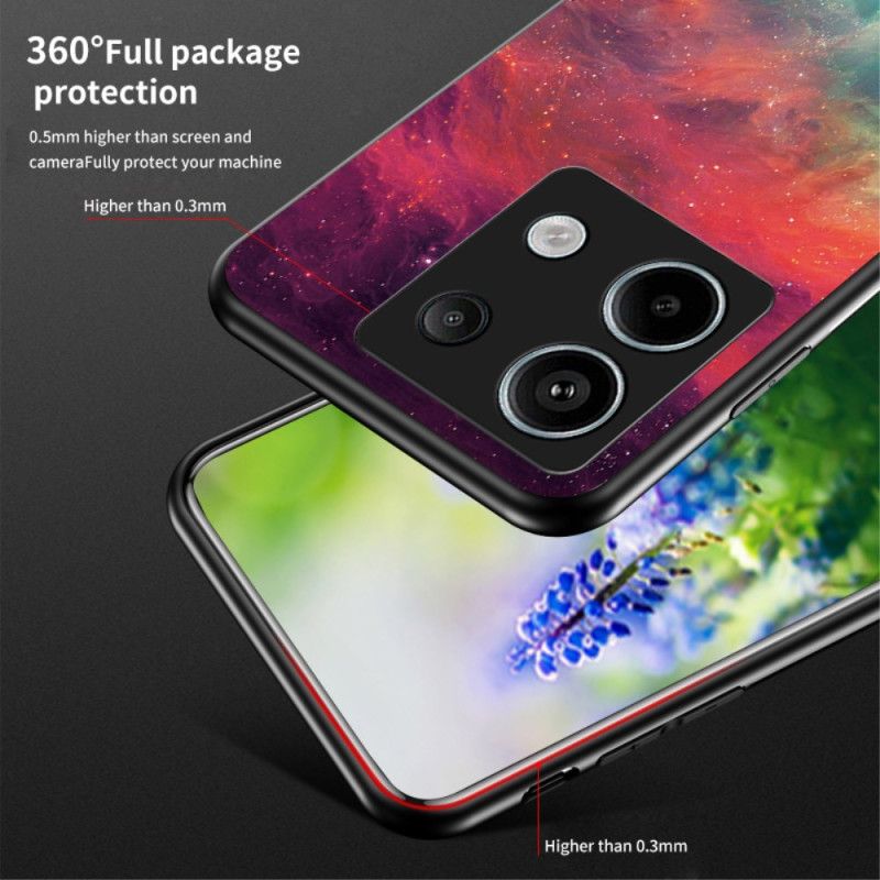 Coque Xiaomi Redmi Note 13 Pro 5G / Poco X6 5G Verre Trempé Ciel Étoilé de Rêve