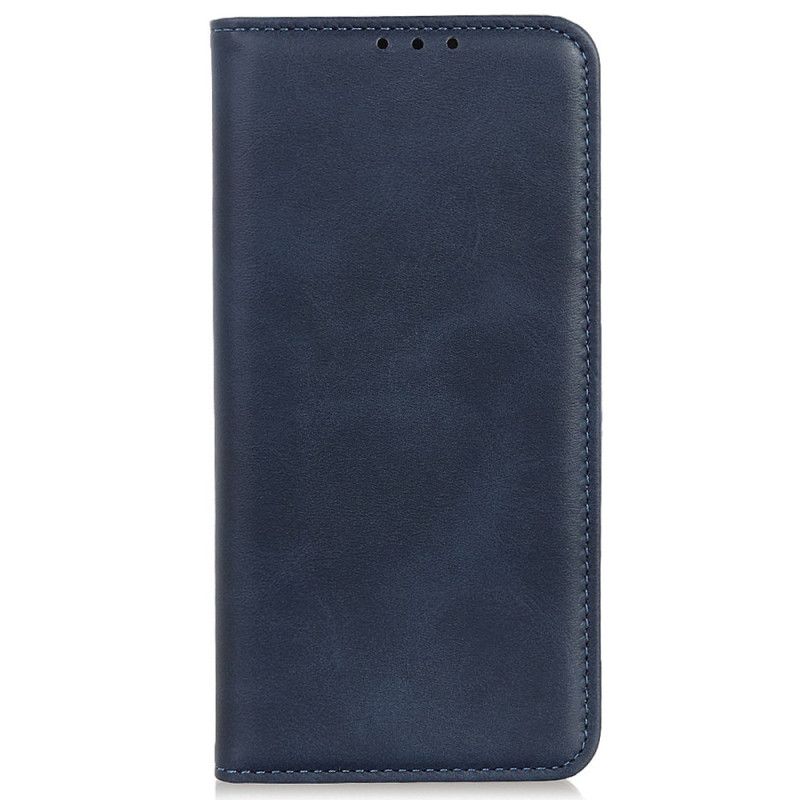 Flip Cover Poco X6 Pro 5G Cuir Fendu Classique