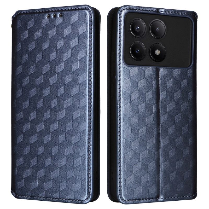 Flip Cover Poco X6 Pro 5G losanges 3D