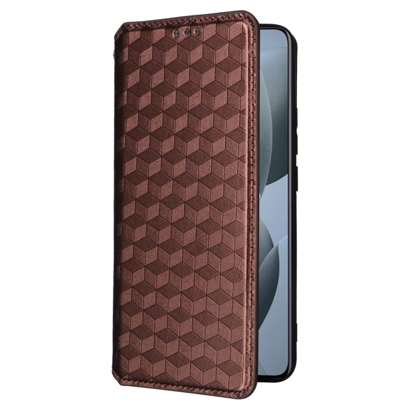 Flip Cover Poco X6 Pro 5G losanges 3D