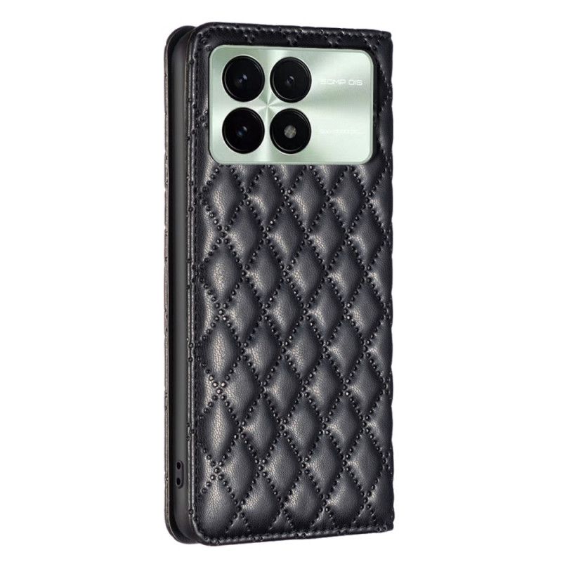 Flip Cover Poco X6 Pro 5G Matelassée BINFEN COLOR