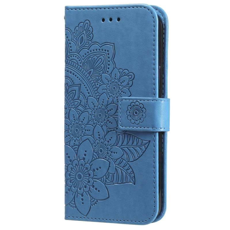 Housse Poco X6 Pro 5G Motif Floral à Lanière