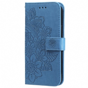 Housse Poco X6 Pro 5G Motif Floral à Lanière