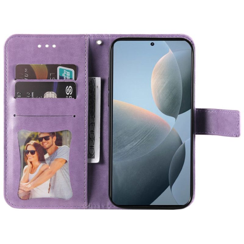 Housse Poco X6 Pro 5G Motif Floral à Lanière