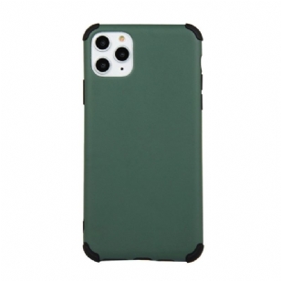 Coque iPhone 11 Pro effet mat avec angles renforcés - Vert