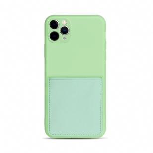 Coque iPhone 11 Pro Mia en silicone porte carte