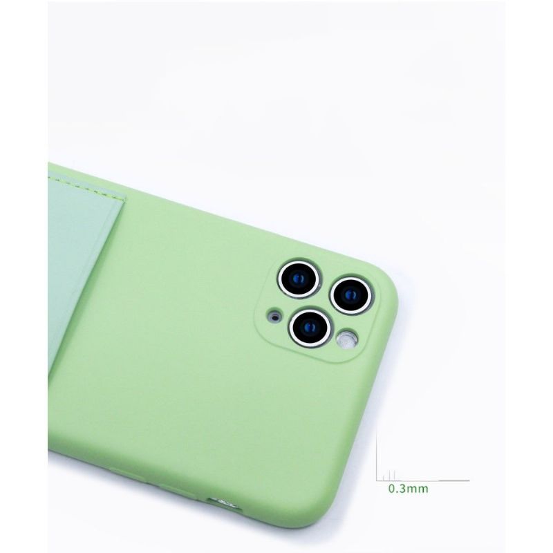 Coque iPhone 11 Pro Mia en silicone porte carte