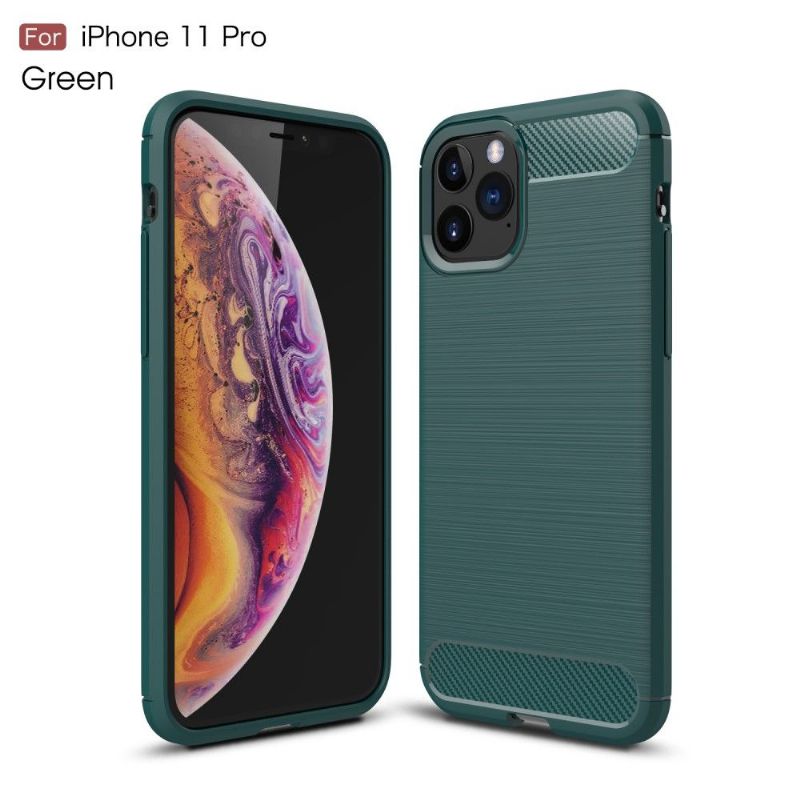 iPhone 11 Pro - Coque Brossée en Gel