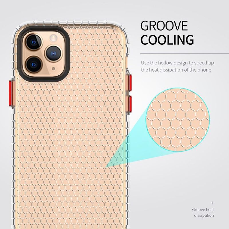 iPhone 11 Pro - Coque Honeycomb en Silicone