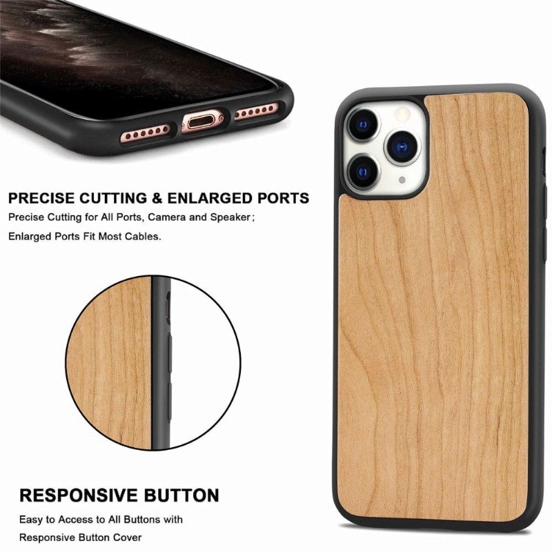 iPhone 11 Pro - Coque premium Bois