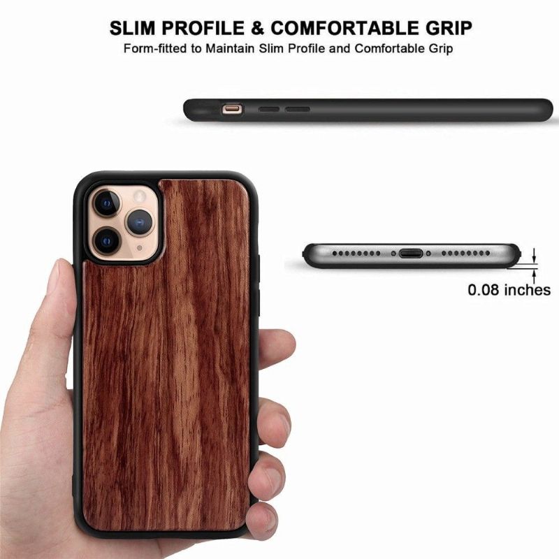 iPhone 11 Pro - Coque premium Bois