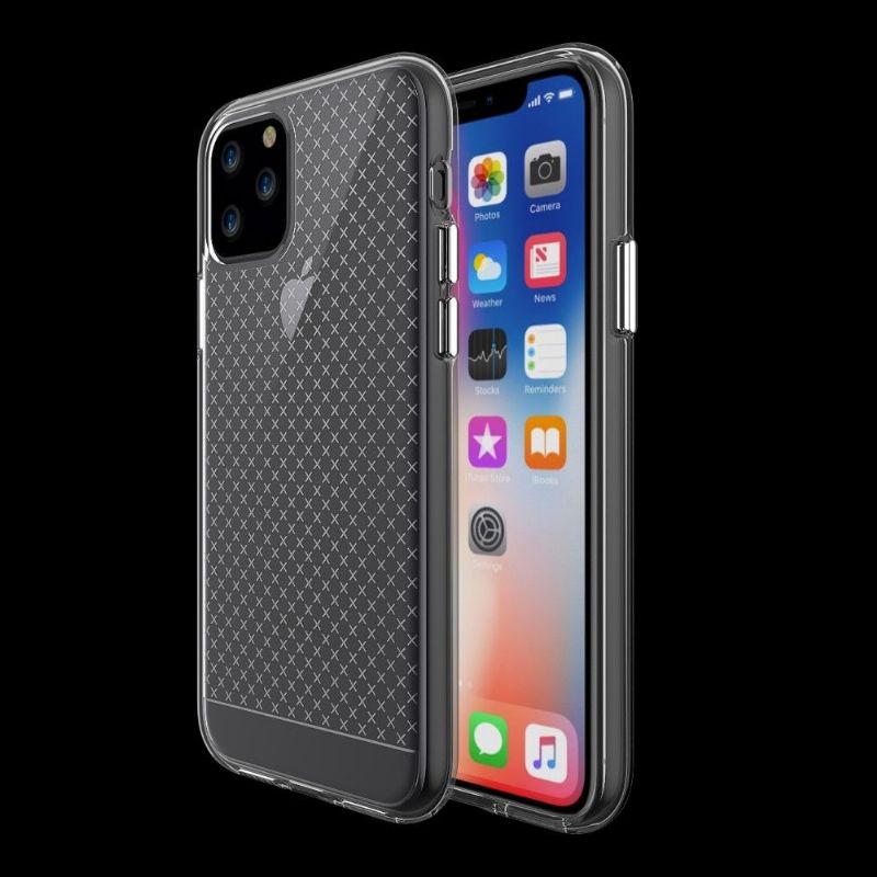 iPhone 11 Pro - Coque transparente multiples croix