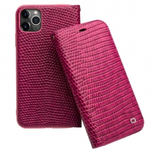 iPhone 11 Pro - Housse cuir véritable effet croco