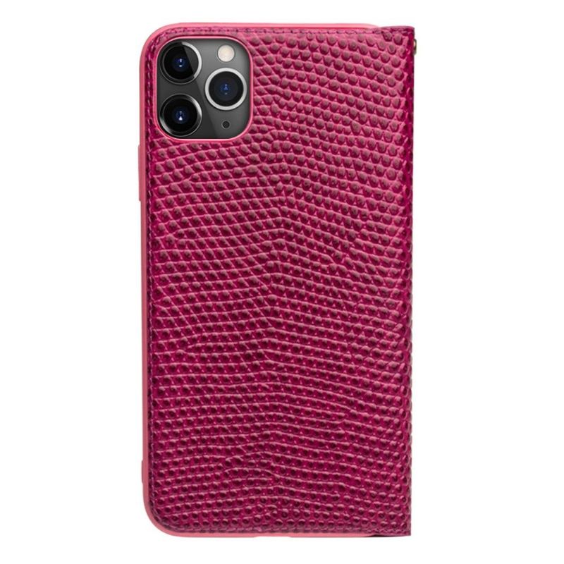 iPhone 11 Pro - Housse cuir véritable effet croco