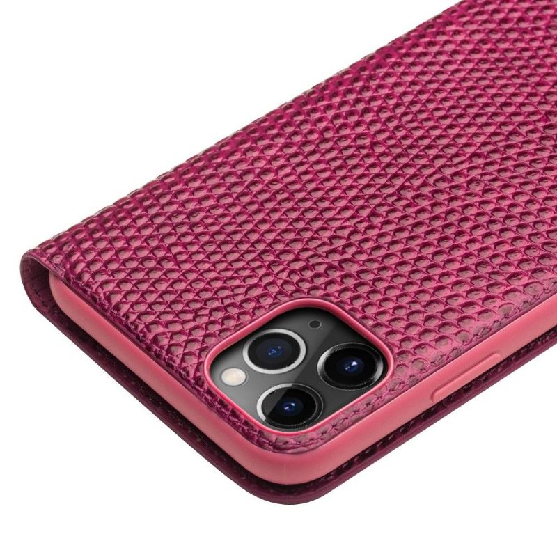 iPhone 11 Pro - Housse cuir véritable effet croco