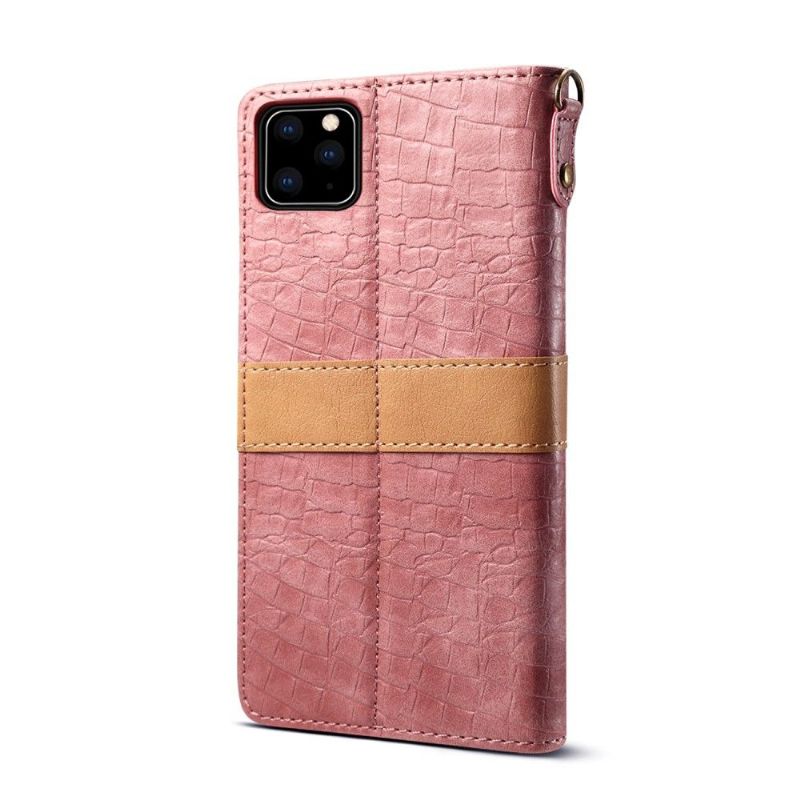 iPhone 11 Pro - Housse effet cuir imitation croco