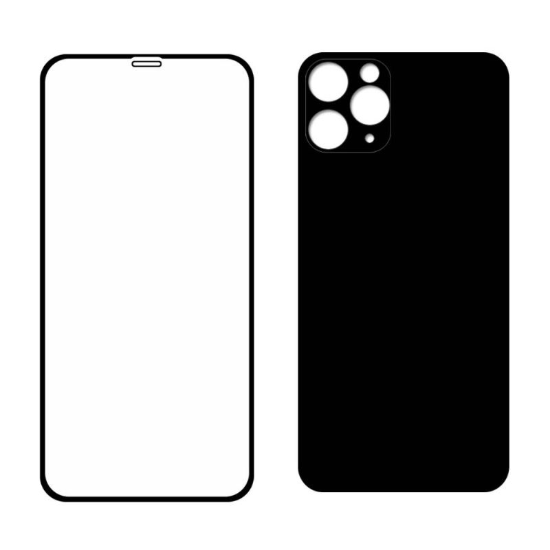 Protections en verre trempé avant et arrière pour iPhone 11 Pro