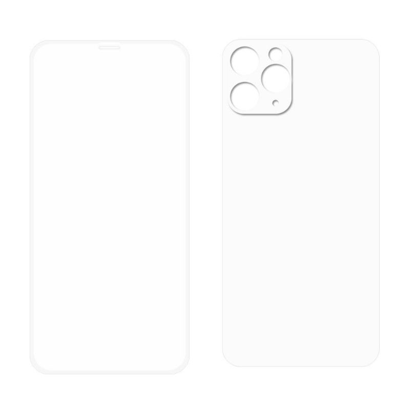 Protections en verre trempé avant et arrière pour iPhone 11 Pro