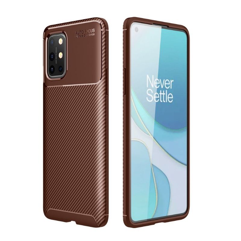 Coque OnePlus 8T effet fibre de carbone