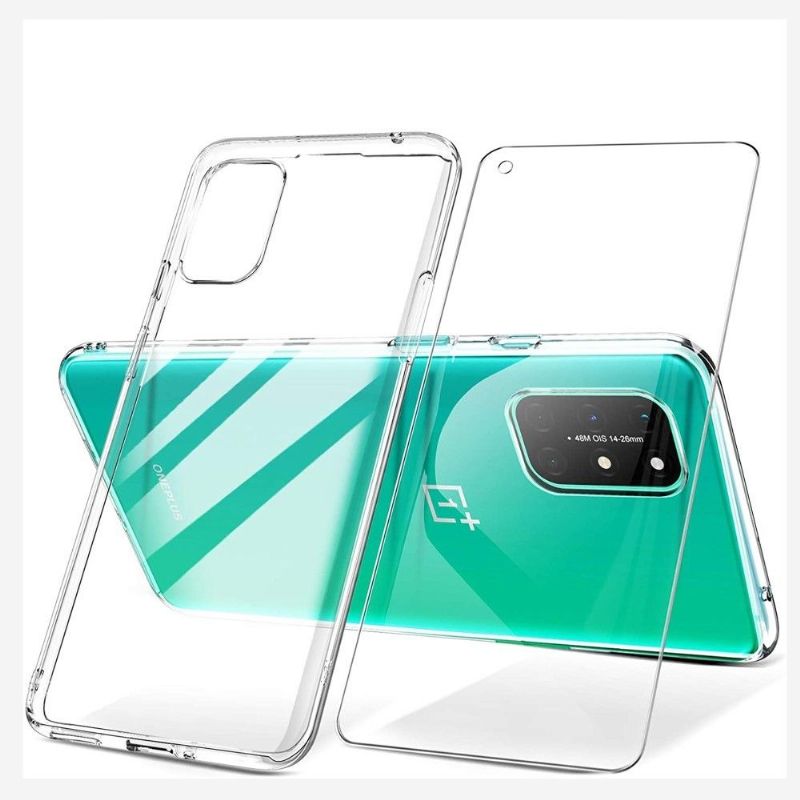 Coque OnePlus 8T + films protecteurs en verre trempé