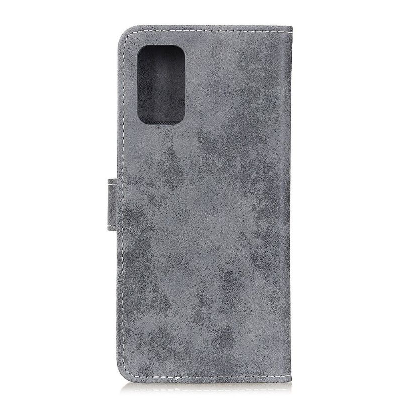 Housse OnePlus 8T Cyrius simili cuir vintage