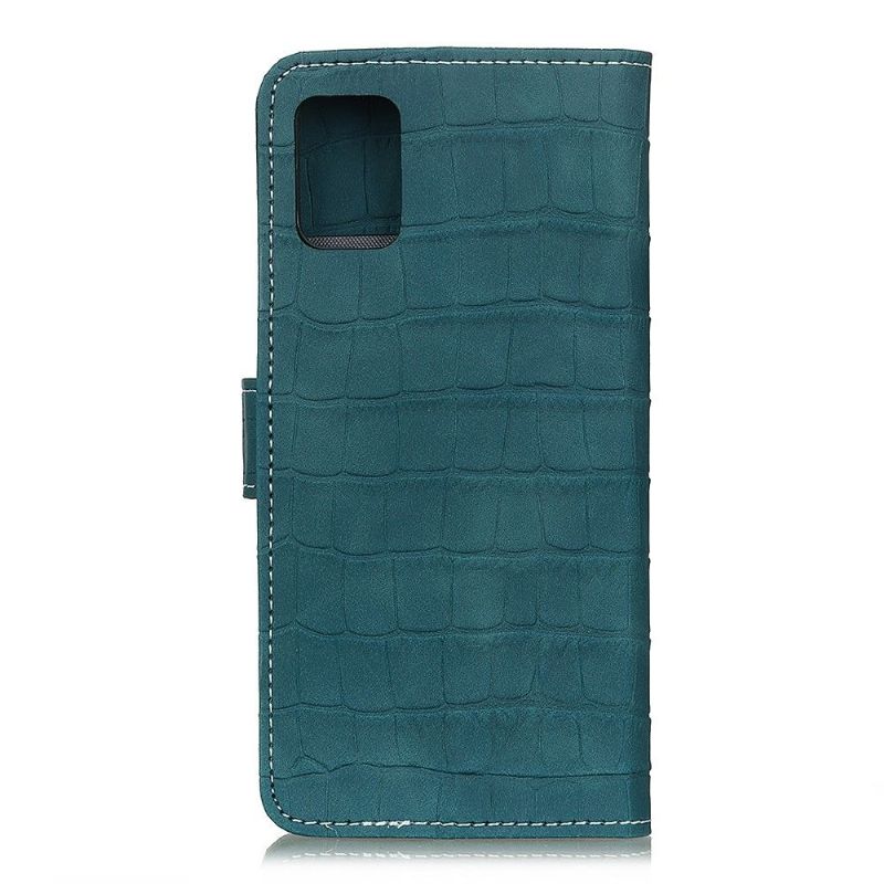 Housse OnePlus 8T Simili Cuir Aspect Croco